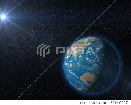 Earth 3DCG perming3DCG160812 Illustration material Earth 3DCG perming3DCG160812 Illustration material 26646907