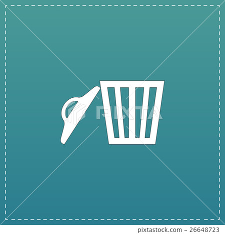Trash can. Vector illustration 26648723