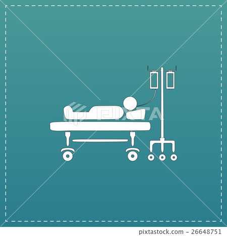 Illustration of Life icons, hospitalized 26648751