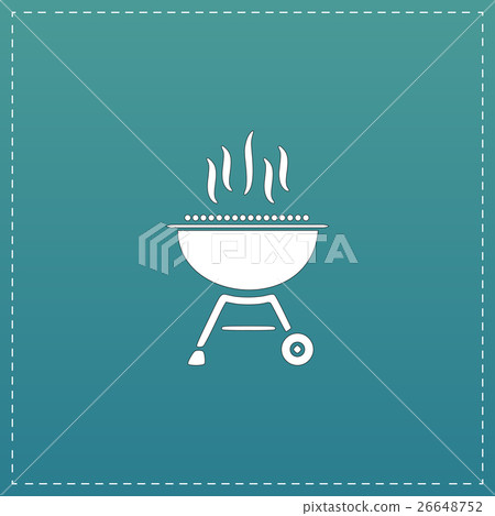 Barbecue  grill menu icon vector illustration 26648752