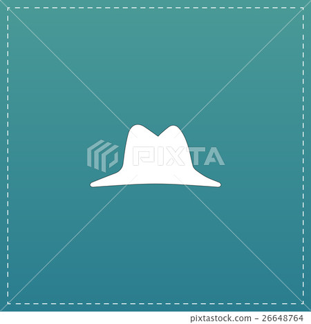 Mens hat vector icon Mens hat vector icon 26648764