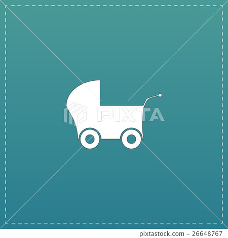 Buggy web icon on a background Buggy web icon on a background 26648767
