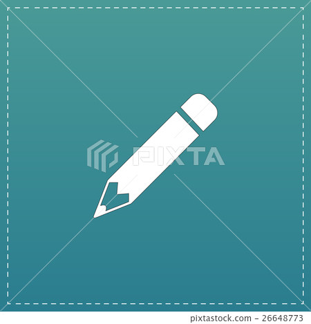 Pencil icon, flat design Pencil icon, flat design 26648773
