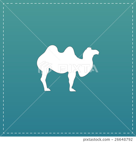 Camel flat icon 26648792