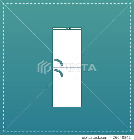 Refrigerator icon, sign and button  26648841