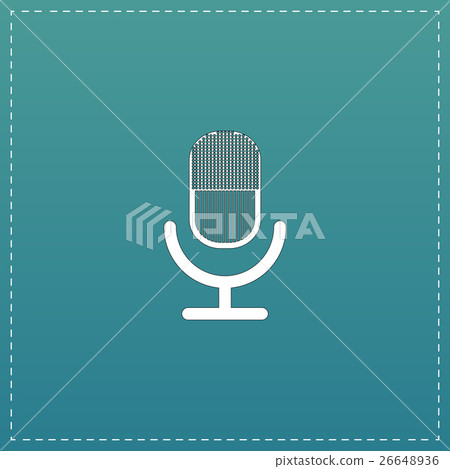 retro microphone icon retro microphone icon 26648936
