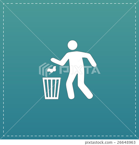 bin symbol on background bin symbol on background 26648963