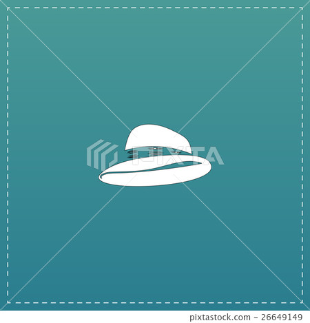 cowboy traditional hat icon cowboy traditional hat icon 26649149