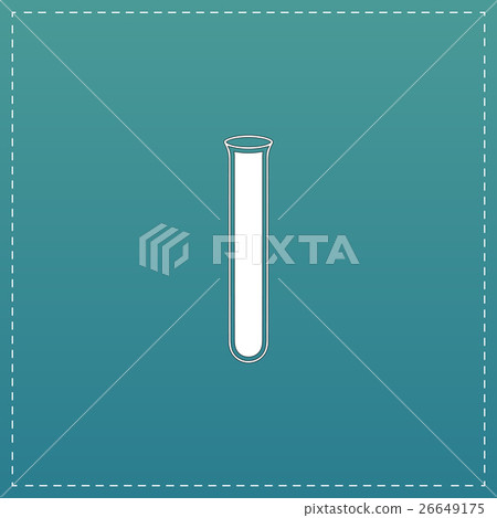 Laboratory glass flat icon Laboratory glass flat icon 26649175