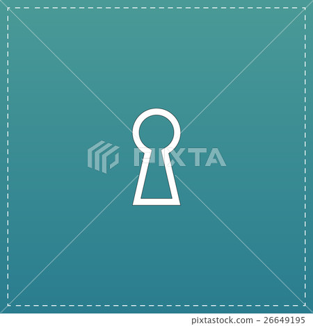 keyhole flat icon 26649195