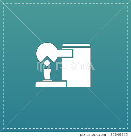 Coffee maker flat icon Coffee maker flat icon 26649355