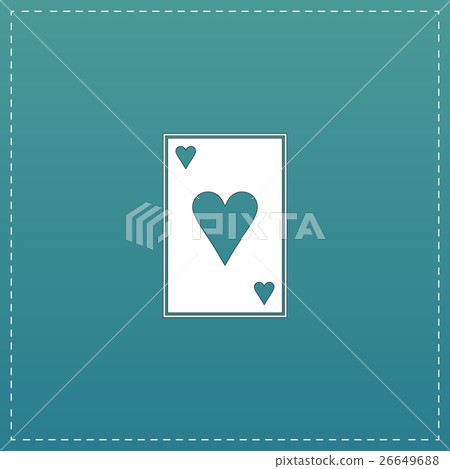 Hearts card icon 26649688
