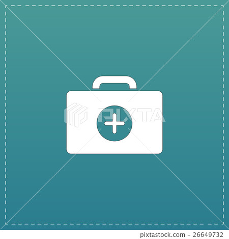 Medical box, modern flat icon 26649732