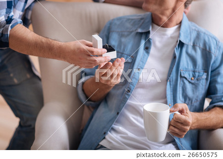 Beautiful ring in hands of homosexual man Beautiful ring in hands of homosexual man 26650575