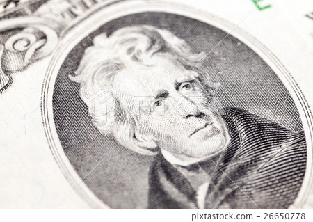 American dollars, close-up 26650778