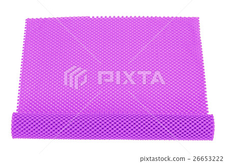 Slip rubber mat isolated on white background 26653222