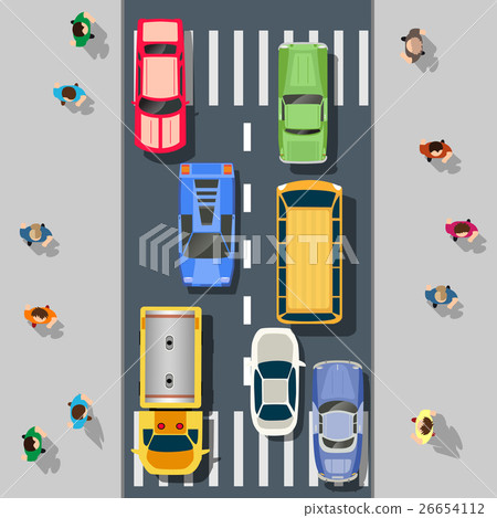 Top view from city 26654112