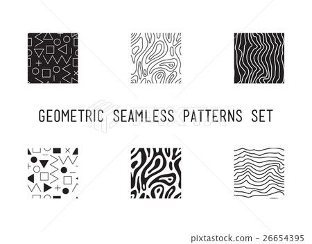 Universal vector lineal geometric seamless pattern Universal vector lineal geometric seamless pattern 26654395
