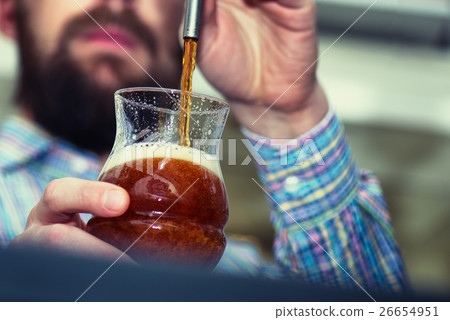 Dark beer on tap 26654951