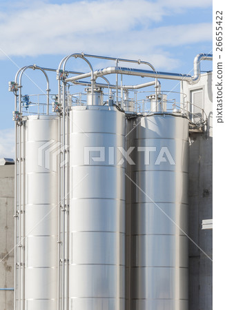 Chemical plant, silos Chemical plant, silos 26655422