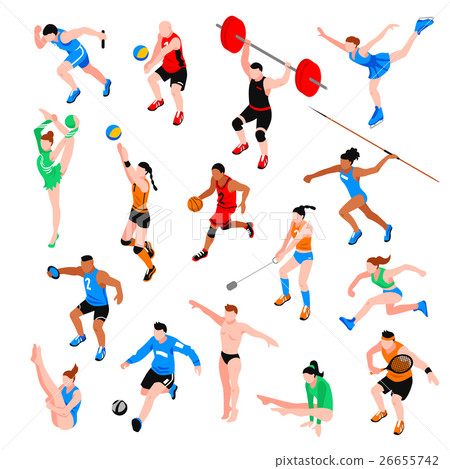 Sport Isometric Set 26655742