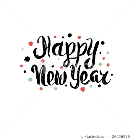 Hand drawn holiday lettering. 26656959