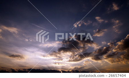 the sky during sunset the sky during sunset 26657404
