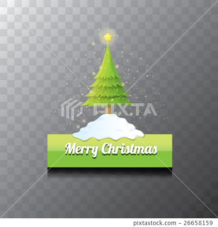 Christmas vector green button with christmas tree Christmas vector green button with christmas tree 26658159