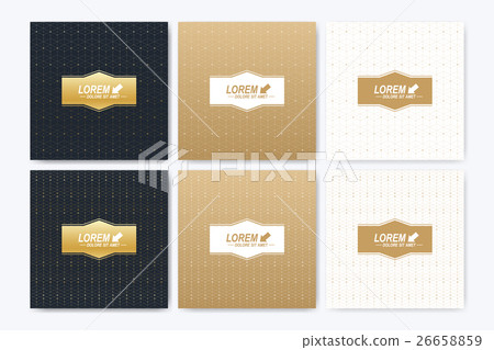 Modern vector template for square brochure 26658859