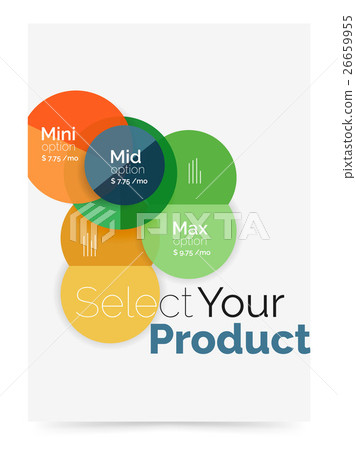 Business flyer circle abstract background Business flyer circle abstract background 26659955