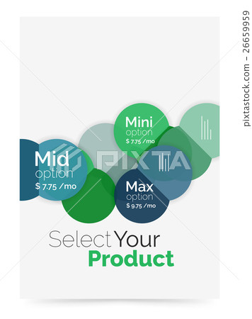 Business flyer circle abstract background Business flyer circle abstract background 26659959
