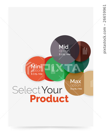 Business flyer circle abstract background Business flyer circle abstract background 26659961