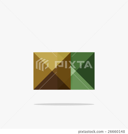 Vector blank abstract squares background 26660148