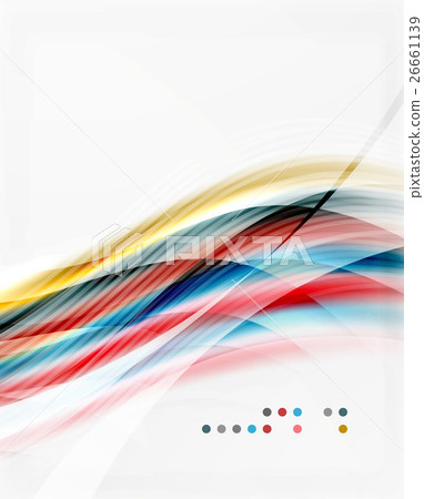 Vector shiny wave abstract background - Stock Illustration [26661139 ...
