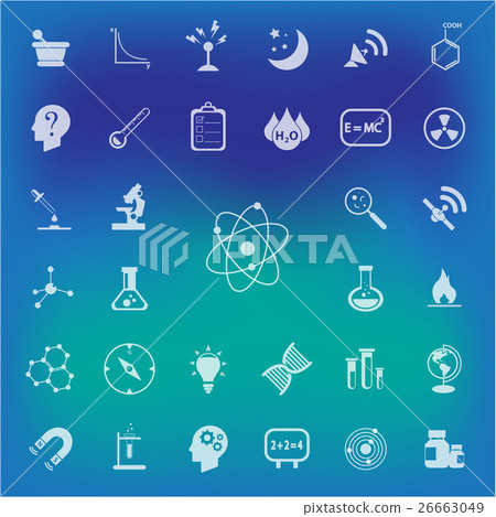 Science Analysis Vector Science vector set . vector . illustration. - Stock Illustration ...