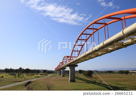 Saundama Prefecture Konosu City Fukiage的風景 26665211