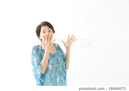 Rejoicing woman 26666075