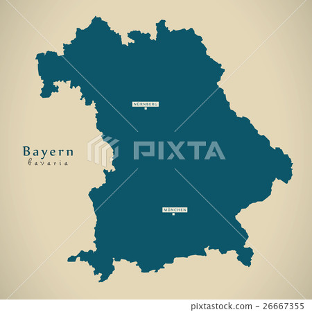 Modern Map - Bayern DE new design refreshed 26667355