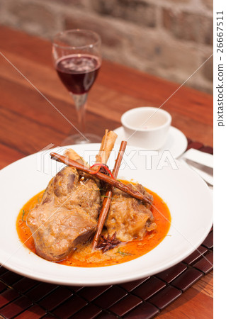 Thai fusion food, Lamb massaman Thai fusion food, Lamb massaman 26667511
