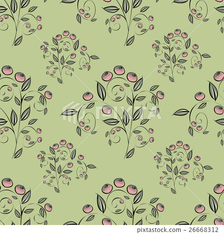Berries Abstract seamless pattern. Berries Abstract seamless pattern. 26668312