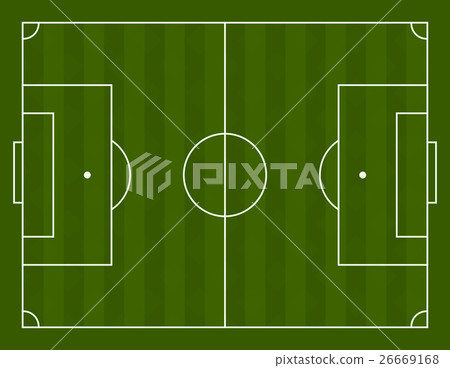 Vector illustration of a football field 26669168