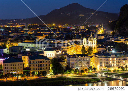 Salzburg Austria Night Salzburg Austria Night 26670091