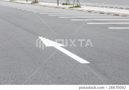 Empty parking lot 26670092