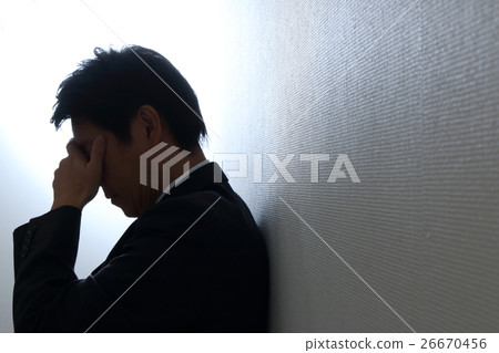 depressed businessman depressed businessman 26670456
