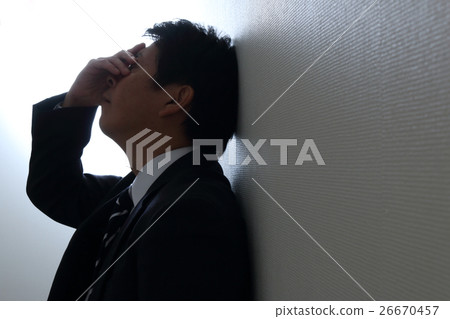 Worried businessman Worried businessman 26670457