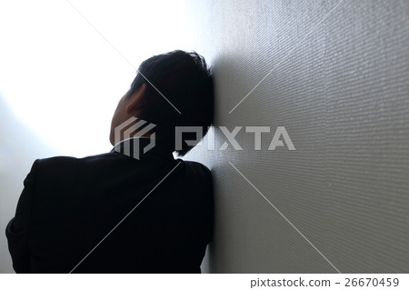 depressed businessman depressed businessman 26670459