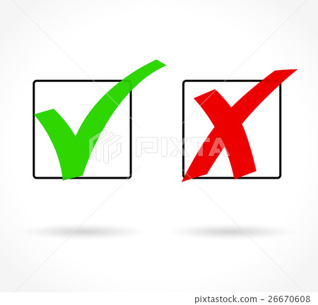 right or wrong signs icons right or wrong signs icons 26670608