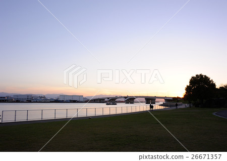 Scenery of Hakata Bay Scenery of Hakata Bay 26671357