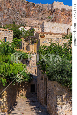 Monemvasia the medieval town in Peloponnese Monemvasia the medieval town in Peloponnese 26671544