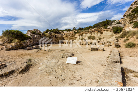 ancient temple of Hera ruins in Loutraki 26671824